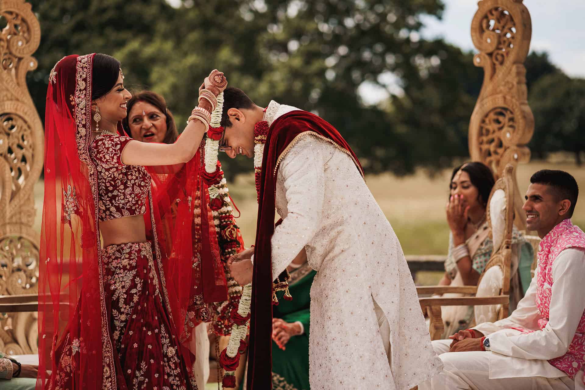outdoor indian wedding ceremony